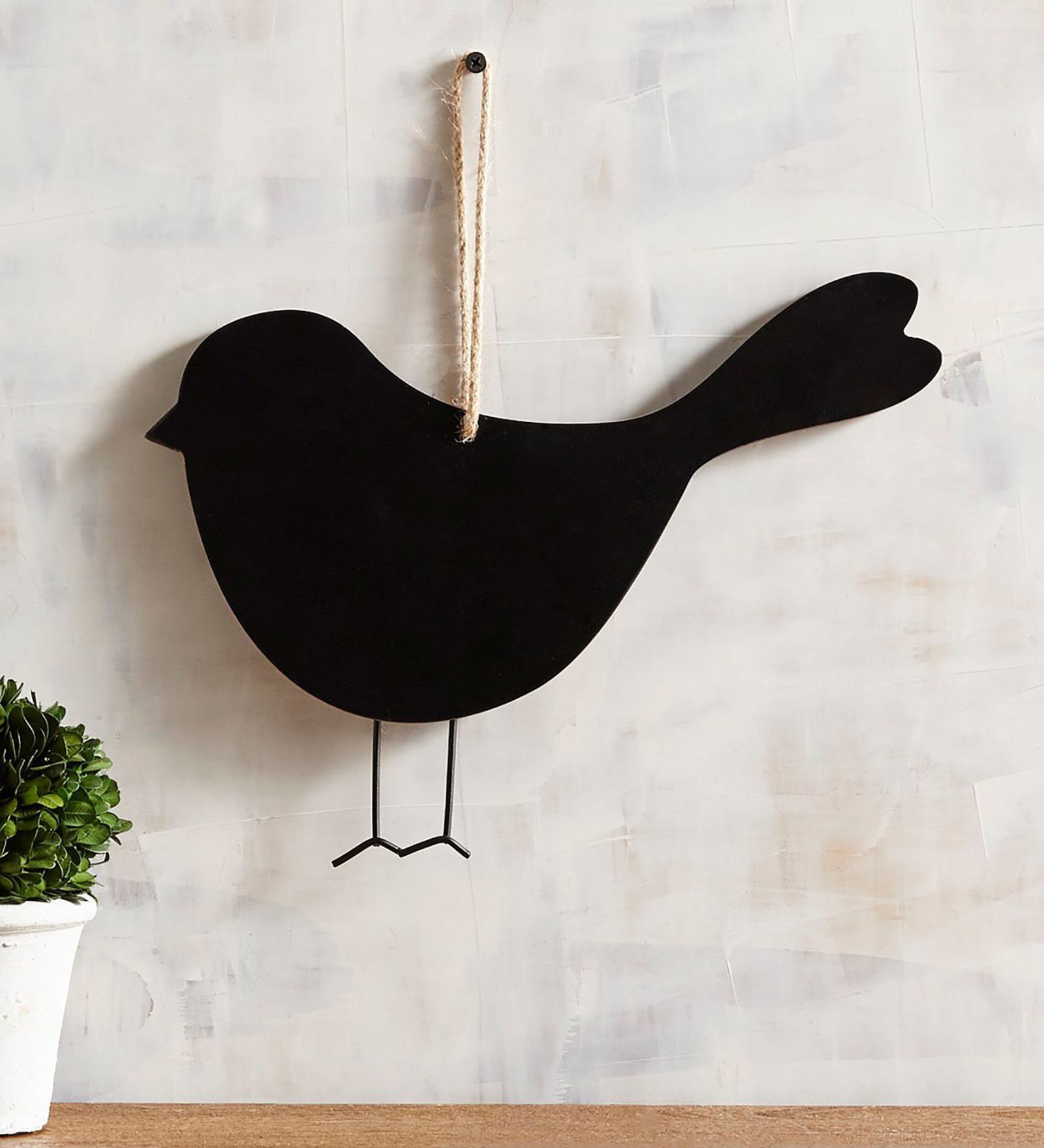 Black Mango Wood Bird Wall Art